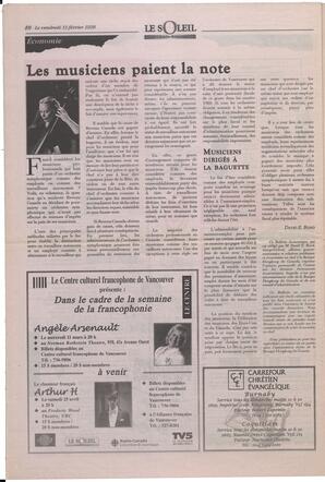 Le Soleil de Colombie-Britannique, February 13, 1998, page 10