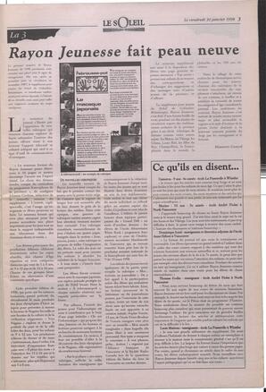 Le Soleil de Colombie-Britannique, January 30, 1998, page 3