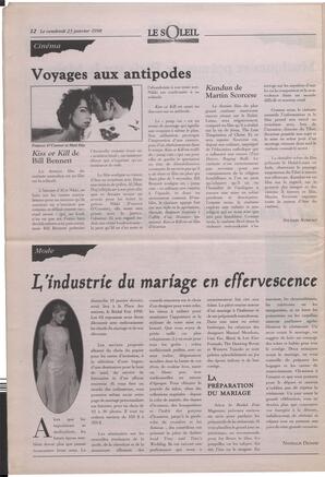 Le Soleil de Colombie-Britannique, January 23, 1998, page 12