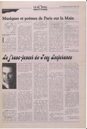 Le Soleil de Colombie-Britannique, January 23, 1998, page 11