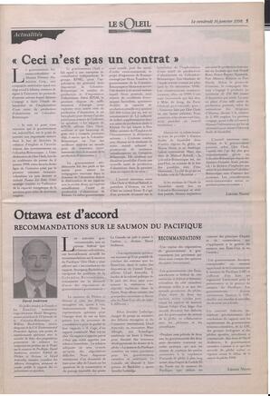 Le Soleil de Colombie-Britannique, January 16, 1998, page 5