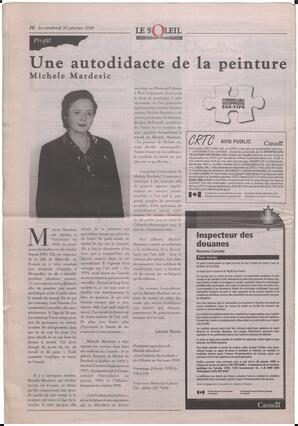 Le Soleil de Colombie-Britannique, January 16, 1998, page 16