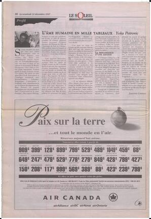Le Soleil de Colombie-Britannique, December 12, 1997, page 16