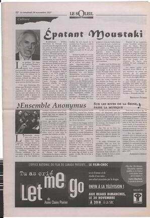 Le Soleil de Colombie-Britannique, November 28, 1997, page 12
