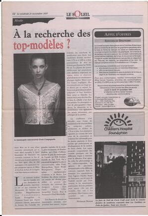 Le Soleil de Colombie-Britannique, November 21, 1997, page 12