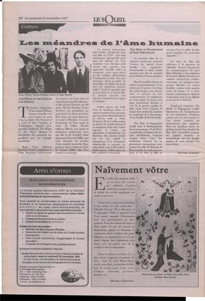 Le Soleil de Colombie-Britannique, November 21, 1997, page 10