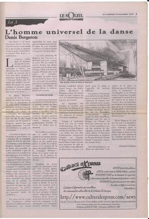 Le Soleil de Colombie-Britannique, November 14, 1997, page 3