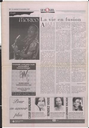 Le Soleil de Colombie-Britannique, November 14, 1997, page 16