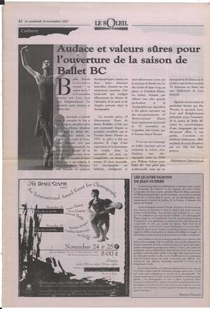 Le Soleil de Colombie-Britannique, November 14, 1997, page 12