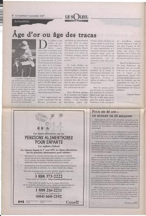 Le Soleil de Colombie-Britannique, November 7, 1997, page 6