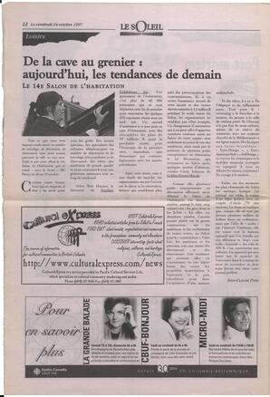 Le Soleil de Colombie-Britannique, October 24, 1997, page 12