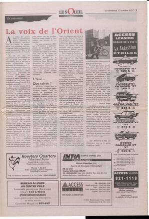 Le Soleil de Colombie-Britannique, October 17, 1997, page 9
