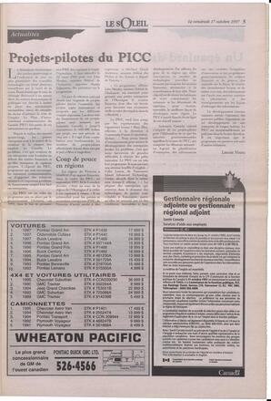 Le Soleil de Colombie-Britannique, October 17, 1997, page 5