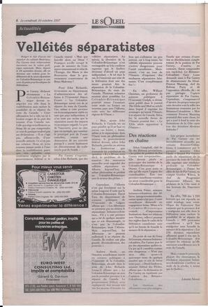 Le Soleil de Colombie-Britannique, October 10, 1997, page 6