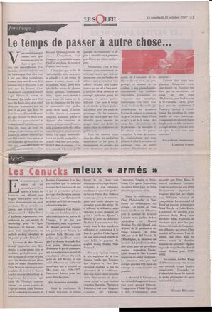 Le Soleil de Colombie-Britannique, October 10, 1997, page 16