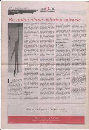 Le Soleil de Colombie-Britannique, October 10, 1997, page 10