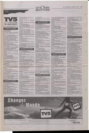 Le Soleil de Colombie-Britannique, October 3, 1997, page 19