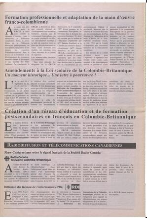 Le Soleil de Colombie-Britannique, October 3, 1997, page 11