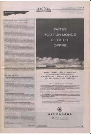 Le Soleil de Colombie-Britannique, September 26, 1997, page 5