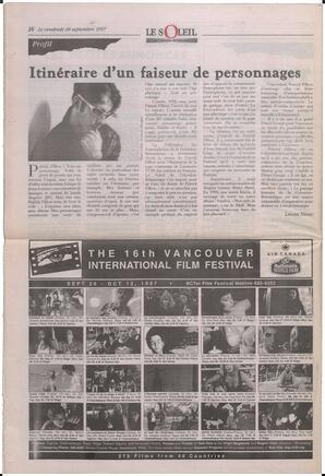 Le Soleil de Colombie-Britannique, September 26, 1997, page 16