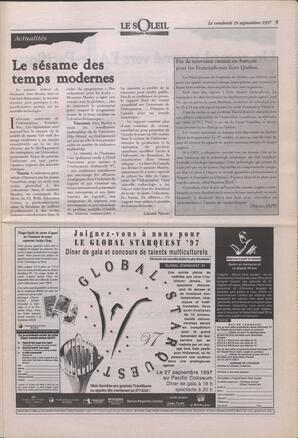 Le Soleil de Colombie-Britannique, September 19, 1997, page 5