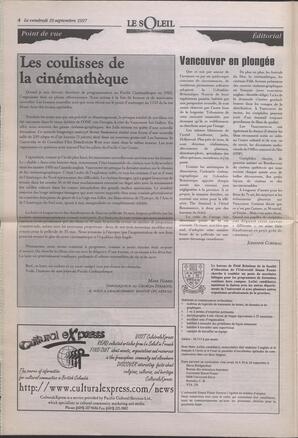 Le Soleil de Colombie-Britannique, September 19, 1997, page 4