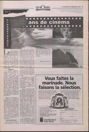 Le Soleil de Colombie-Britannique, September 19, 1997, page 3