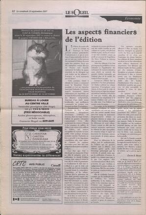 Le Soleil de Colombie-Britannique, September 19, 1997, page 12