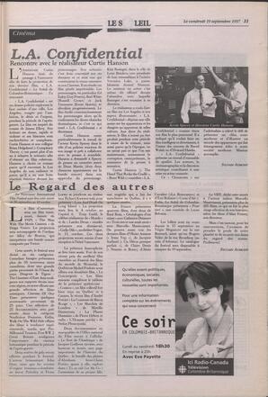 Le Soleil de Colombie-Britannique, September 19, 1997, page 11