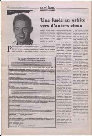 Le Soleil de Colombie-Britannique, September 12, 1997, page 12