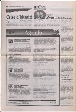 Le Soleil de Colombie-Britannique, September 5, 1997, page 10