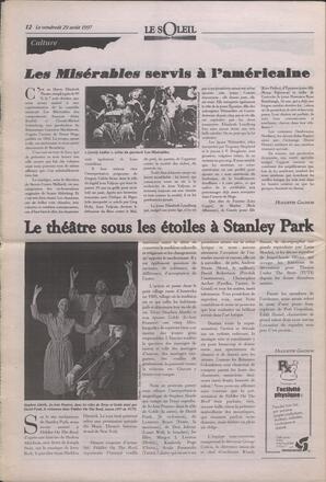 Le Soleil de Colombie-Britannique, August 29, 1997, page 12