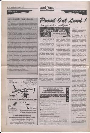 Le Soleil de Colombie-Britannique, August 8, 1997, page 4