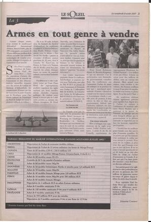 Le Soleil de Colombie-Britannique, August 8, 1997, page 3