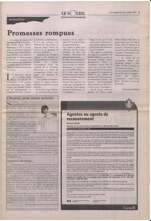 Le Soleil de Colombie-Britannique, August 1, 1997, page 5