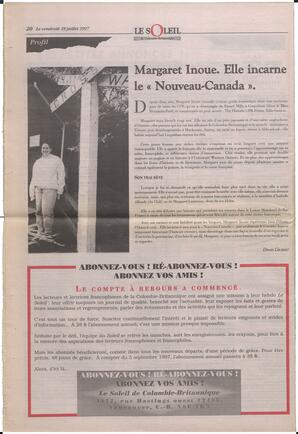 Le Soleil de Colombie-Britannique, July 18, 1997, page 20