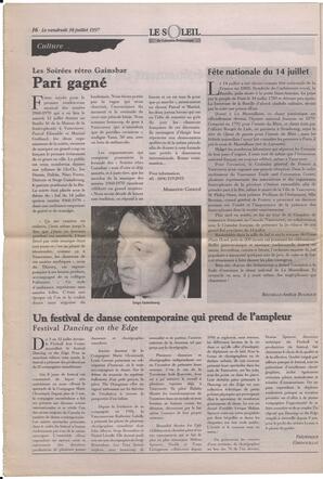 Le Soleil de Colombie-Britannique, July 18, 1997, page 16