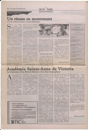 Le Soleil de Colombie-Britannique, July 18, 1997, page 10