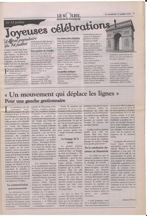Le Soleil de Colombie-Britannique, July 11, 1997, page 7