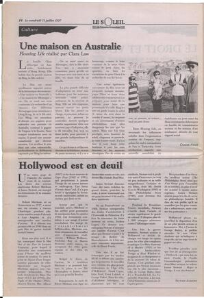 Le Soleil de Colombie-Britannique, July 11, 1997, page 14