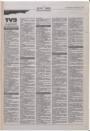 Le Soleil de Colombie-Britannique, July 4, 1997, page 19