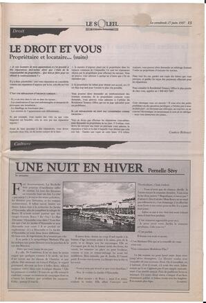 Le Soleil de Colombie-Britannique, June 27, 1997, page 13