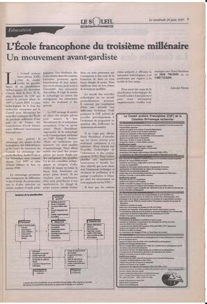 Le Soleil de Colombie-Britannique, June 20, 1997, page 7