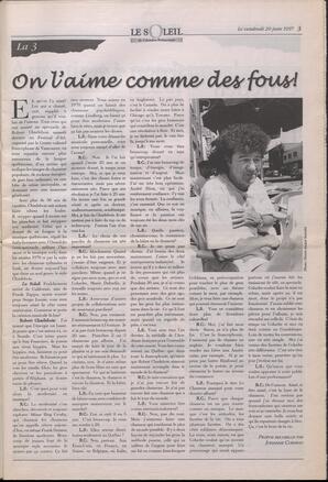 Le Soleil de Colombie-Britannique, June 20, 1997, page 3