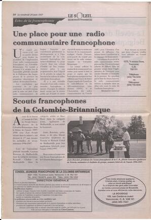 Le Soleil de Colombie-Britannique, June 20, 1997, page 10