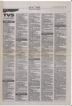 Le Soleil de Colombie-Britannique, June 6, 1997, page 19