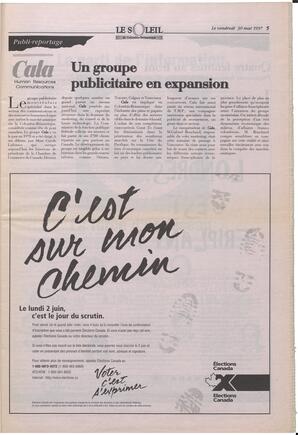Le Soleil de Colombie-Britannique, May 30, 1997, page 5