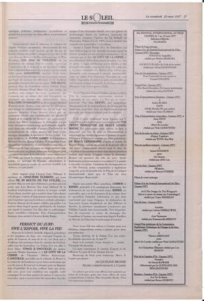 Le Soleil de Colombie-Britannique, May 30, 1997, page 17