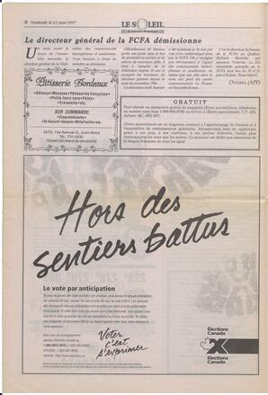 Le Soleil de Colombie-Britannique, May 23, 1997, page 8
