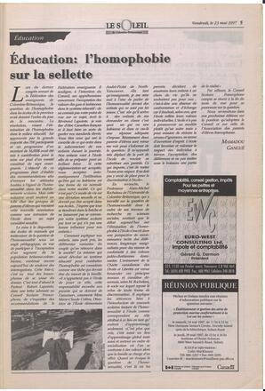 Le Soleil de Colombie-Britannique, May 23, 1997, page 5